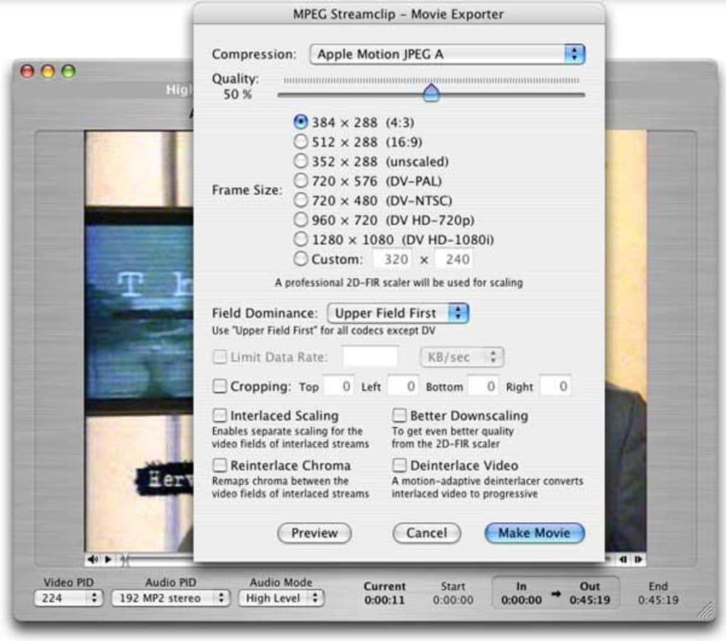 free mpeg to mov converter for mac